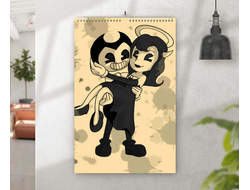 Календарь перекидной Бенди и чернильная машина №9