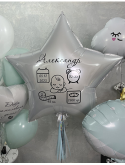 Набор шаров на выписку Добро пожаловать домой