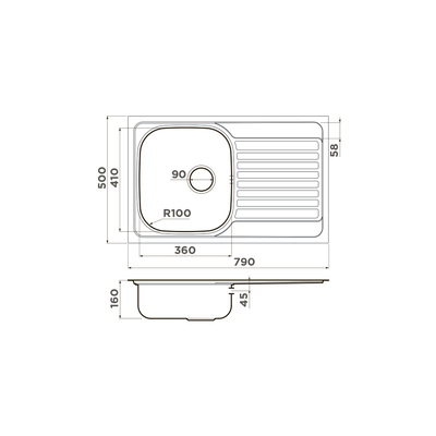 МОЙКА OMOIKIRI KASHIOGAWA 79 IN