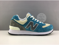 New balance 574 голубые с серым (40) Арт.009М(R)