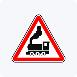 Дорожный знак 1.2 Железнодорожный переезд без шлагбаума