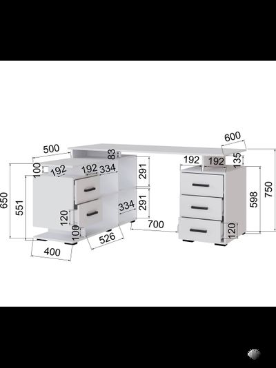 СКМУ-3 компьютерный стол угловой Белый с тиснением/Дуб Крафт Золотой
