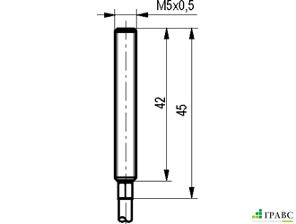 Индуктивный датчик ISB A0B-31N-0,8