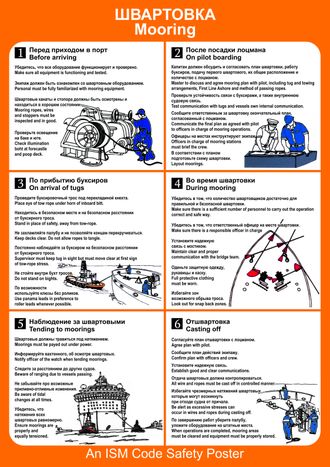 Плакат ИМО «Швартовка» (RUS/ENG)