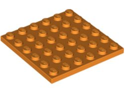 Plate 6 x 6, Orange (3958 / 6052391)