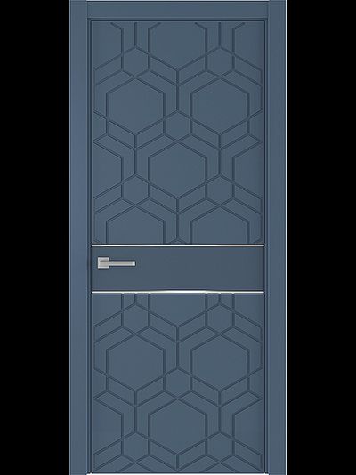 Межкомнатная дверь Экза 10м с молдингом