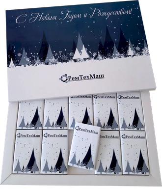 Набор шоколада с логотипом