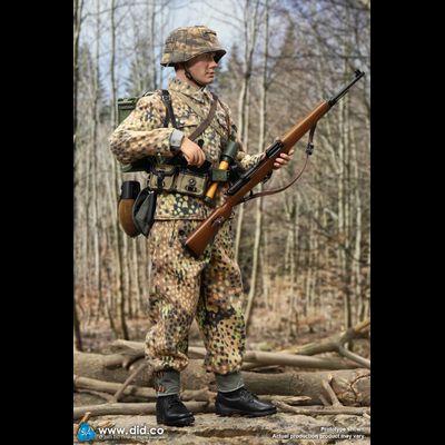 Немецкий солдат  - Коллекционная фигурка 1/6 scale WWII German 12th SS Panzer Division Oberschu?tze (D80171) - DiD