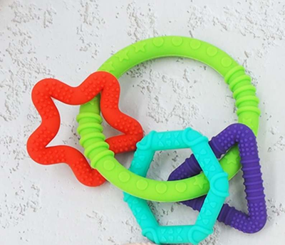 Грызунок - кольцо ЗЕЛЁНОЕ