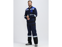 Серия костюмов "Виват" синий с брюками