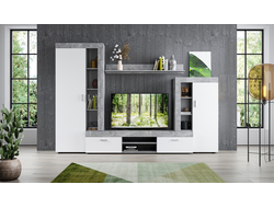 Гостиная ОРФЕЙ Ателье светлый/Белый