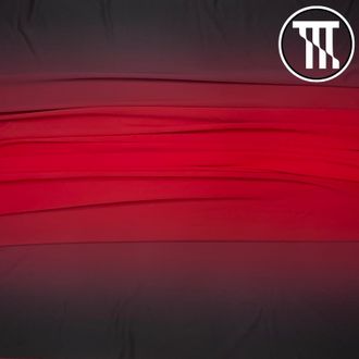 Бифлекс матовый градиент, цв. Красный + Черный (мини 13)