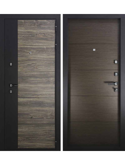 Входная металлическая дверь Dorsten Инопласт / венге структурный