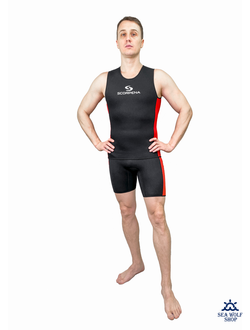 Гидрокостюм неопрен 2,5мм Scorpena Bermuda (шорты + майка) р.M(Гр88)