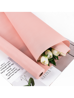 Пленка латексная "Зефирное облако" 58см*5м Светло-розовый ПР32/6