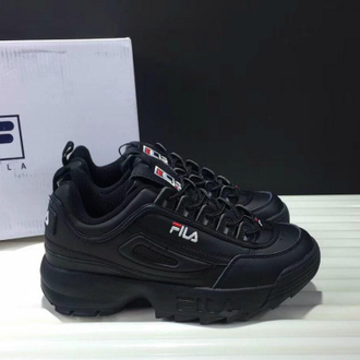 Fila Disruptor 2 Черные кожаные (36-46)