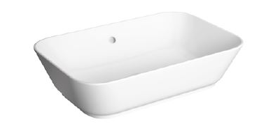 Прямоугольная раковина-чаша VitrA Geo, 60 см, цвет белый, 7425B003-0012