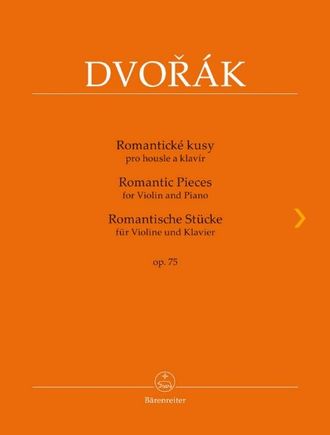 Dvorak. Romantische Stücke op.75: für Violine und Klavier