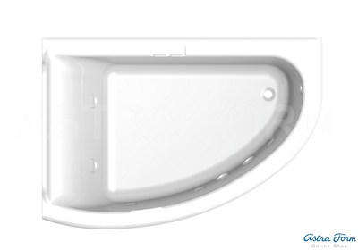 Astra-Form ванна Анастасия левосторонняя 182/125 см белая