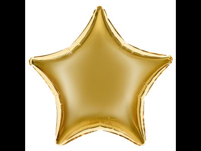 Шар (18''/46 см) Звезда, Светлое золото