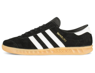 Adidas all black hamburgs sales