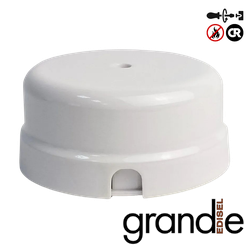 распределительная коробка из керамики белая