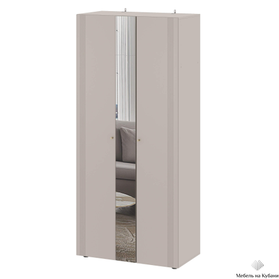 Одетта Шкаф двухстворчатый ШК1 Дуб Эндгрей