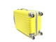 Пластиковый чемодан ABS желтый размер M