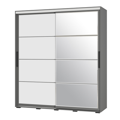 Шкаф-купе Крафт-6 (лдсп) (Графит), Ш1962хВ2176хГ59 мм