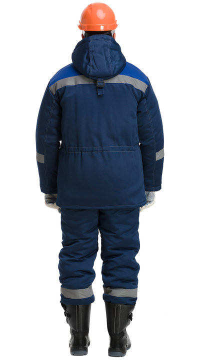 Куртка ЧИКАГО-ЗИМА, синий/василёк, СОП (РАСПРОДАЖА)