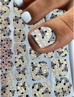 Пленки для педикюра с фольгой VIP-055 Золото