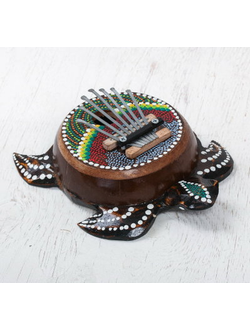 Музыкальный инструмент Калимба черепаха 22х17х5 см