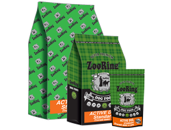 КОРМ ДЛЯ СОБАК ZOORING ACTIVE DOG STANDART ПТИЧИЙ МИКС И РИС 20 кг