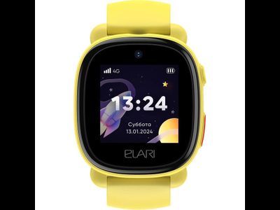 Смарт-часы детские Elari Kidphone 4G Lite Желтые