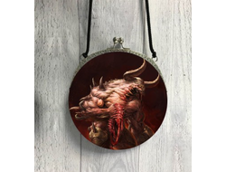 Сумка круглая Doom/ Дум №5