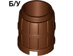 ! Б/У - Container, Barrel 2 x 2 x 2, Reddish Brown (2489 / 4211147 / 6249791 / 6278989) - Б/У