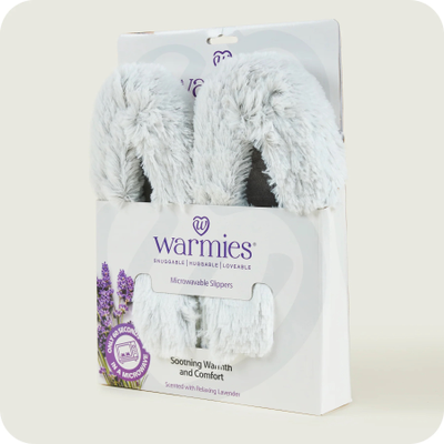 Тапочки-грелки для ног MARSHMALLOW (серые)