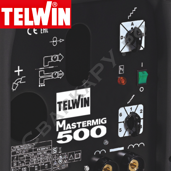 Полуавтомат для MIG/MAG сварки Telwin MASTERMIG 500 AQUA