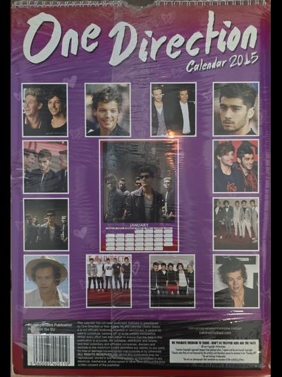 One Direction Календарь 2015