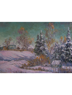 Пейзаж Изумрудное сияние Круглова Светлана