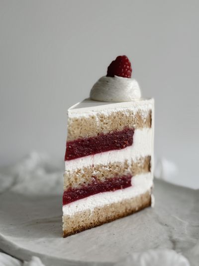 Ангельский торт малина-ваниль (модификация 1)