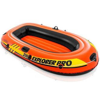 Explorer Pro 200, надувная двухместная лодка (до 120 кг) 196х102х33 см., 58356