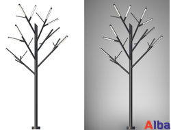 светильник парковый дерево