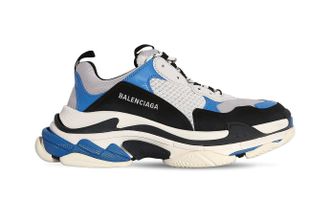 Balenciaga Triple-S (БАЛЕНСИАГА) черно-бело-синие мужские (41-45)