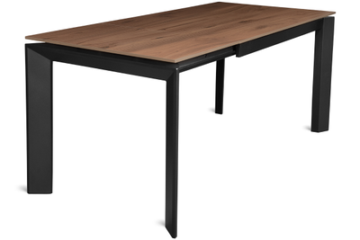 LAMBER черный / керамика Дуб 120(+50)х80