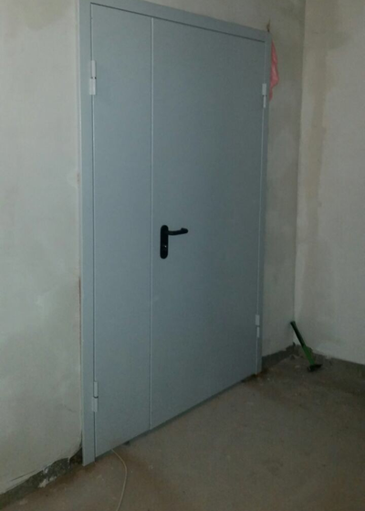 Дверь противопожарная  ДПМ-02/60 (EI 60) полуторная, размером 2070*1170