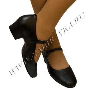 туфли для танцев, черные модель Калинка