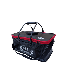 Кан складной ПВХ 25л/ 50см/ с ручками/ черный