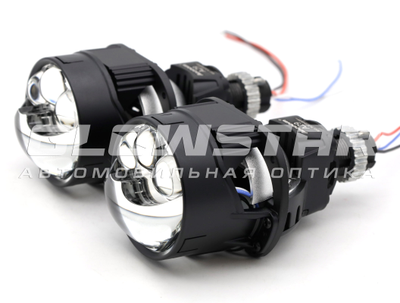 Билед модули Aozoom A29 2025 2.5 дюйма, 4 чипа, 5500K, 12V, 37W/64W, съемное гаечное крепление