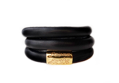 Браслет кожаный МОХНАТЫЙ ШМЕЛЬ Collection